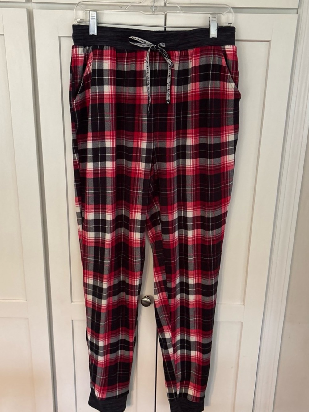 Pajamas Mukluks long sleeve gray and plaid pajama